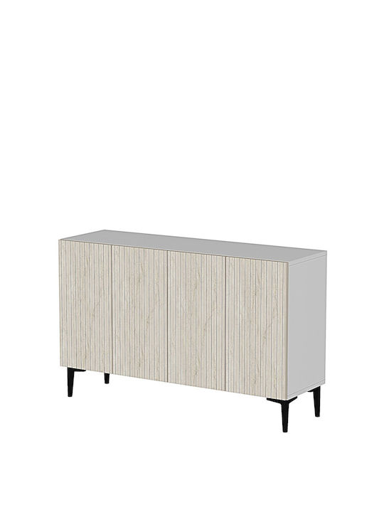 Μπουφές Ξύλινος Πολύχρωμος 120x30x75cm