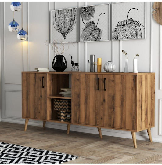 SteweHome Holzsideboard Braune 180x45x83cm