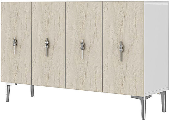 Μπουφές Ξύλινος Καφέ 120x30x75cm