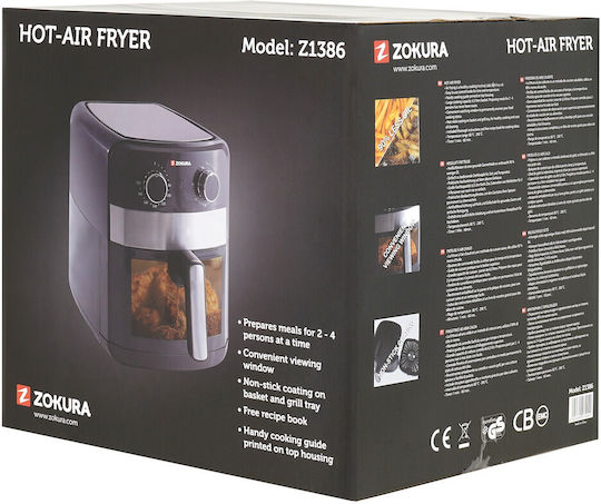 Zokura Air Fryer 6.3lt Z1386