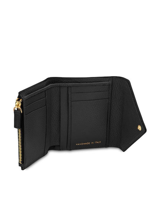 Large Leather Women's Wallet Black
