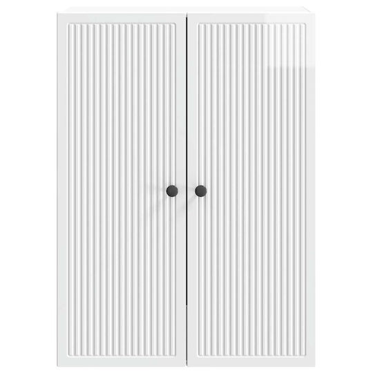 vidaXL Bathroom Cabinet 66x34.5x90cm White