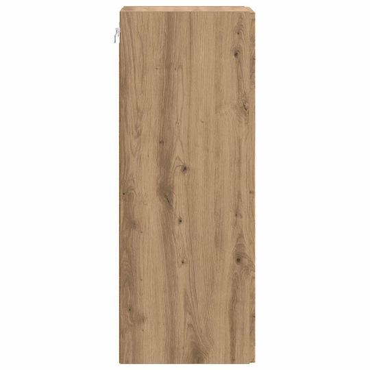vidaXL Bathroom Cabinet 33x34.5x90cm Oak