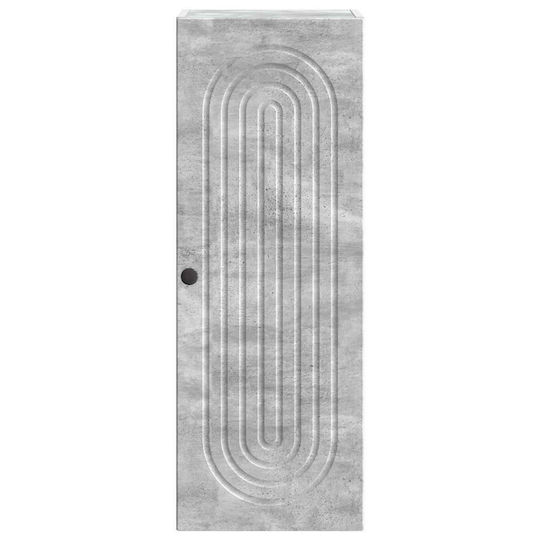 vidaXL Bathroom Cabinet 33x34.5x90cm Gray