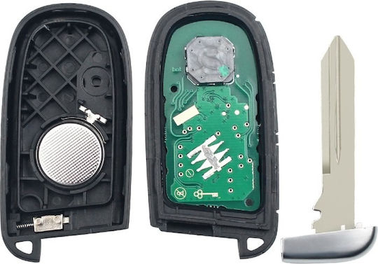 Cheie Auto Completă Compatibilă Jeep Chrysler Dodge 4+1 Butoane 433mhz Cip 46 Fcc M3n40821302