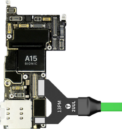 2UUL Netzteil Boot Testkabel Iphone 12 bis 16 Fpc Anschlüsse Schwarz