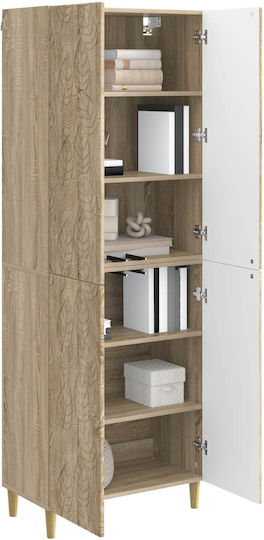 Schreibtischschrank Holz Sonoma 66x34,5x90cm