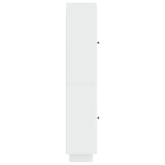 vidaXL Bathroom Floor Column Cabinet L34.5xD33xH90cm White