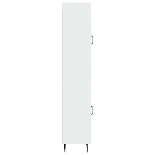 vidaXL Bathroom Column Cabinet Wall Hung M33xD34.5xH89.5cm White