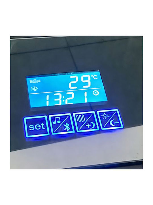 Futura Увеличаващо Правоъгълно Огледало за Баня LED Touch с Bluetooth 120x80cm Прозрачно