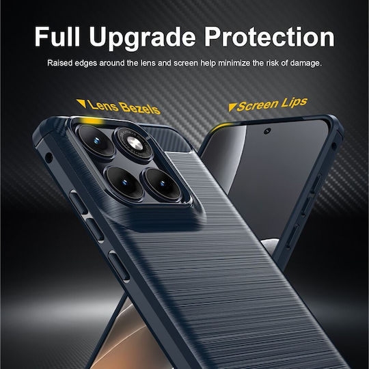 Techsuit Motorola Edge 70 Silikon Rückseite Umschlag Grau