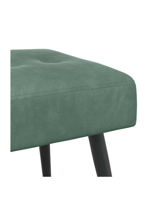 Velvet Light Blue Dining Bench 60x40x45cm
