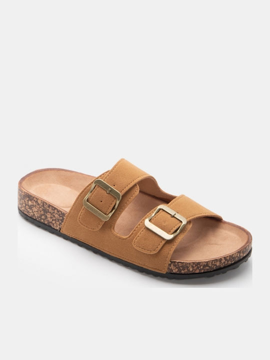 Дамски Сандали Flatforms Кафяви