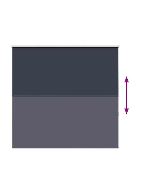 vidaXL Roller Blinds Total Blackout Light Blue W160xH130cm 4011504
