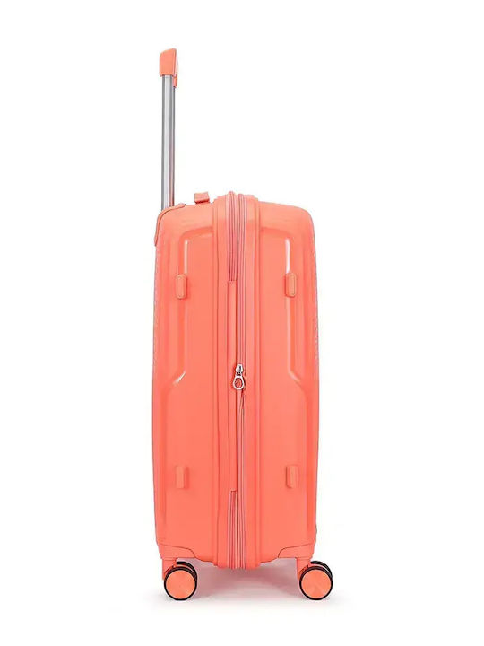 Amber Valiză De Călătorie Mare Scură Peachy Red Înălțime 75cm