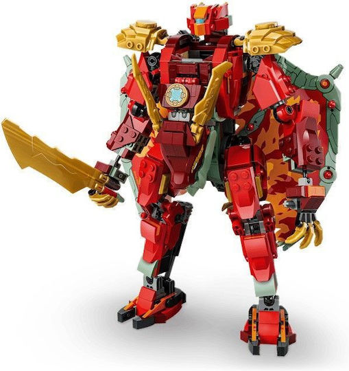 LEGO Ninjago Трансформиращ Механичен Дракон Wyldfyre за 9+ Години 821 Бройки