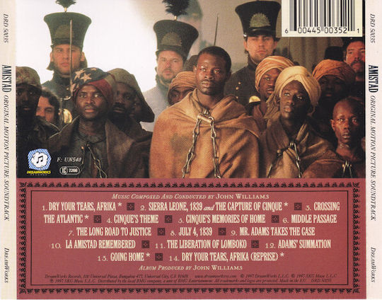 John Williams (4) - Amistad (original Motion Picture Soundtrack) CD Μουσικής