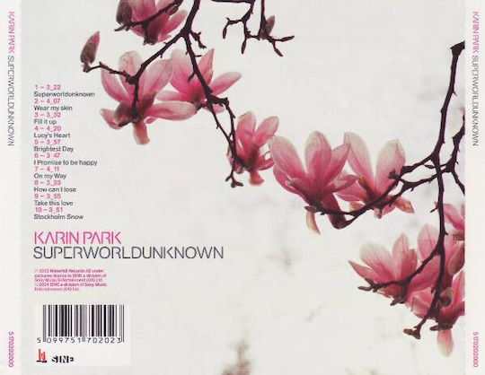 Karin Park Superworldunknown CD Μουσικής