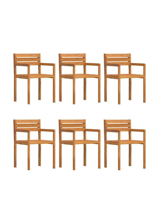 Garten- und Outdoor-Möbelsets 7 Stück Akazie