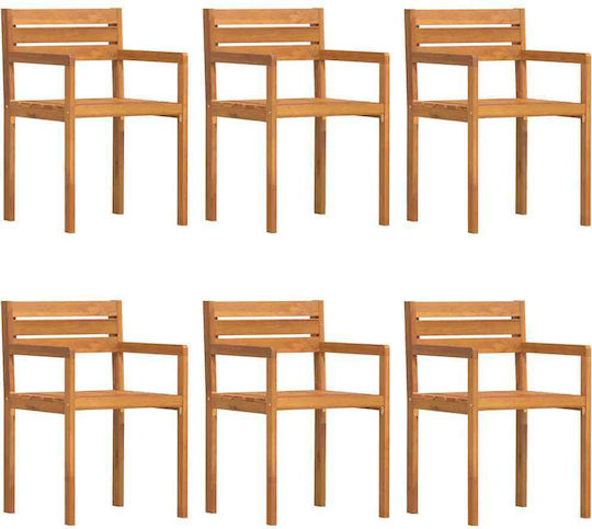 Garten- und Outdoor-Möbelsets 7 Stück Akazie