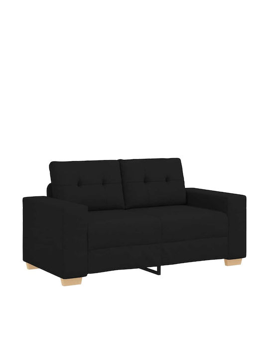 vidaXL Garten- und Outdoor-Möbelsets Wohnzimmer Typsatz 2 Stück Schwarz mit Kissen