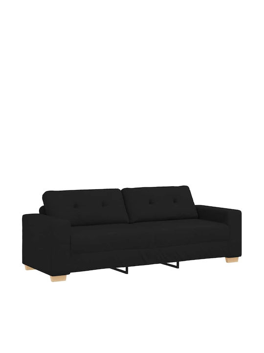vidaXL Garten- und Outdoor-Möbelsets Wohnzimmer Typsatz 2 Stück Schwarz mit Kissen
