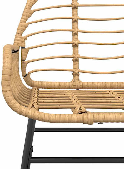 Garten- und Outdoor-Möbelsets Typsatz Speisesaal 3 Stück Schwarz mit Kissen