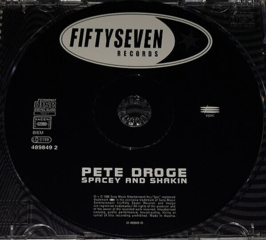 Pete Droge - Spacey And Shakin CD Μουσικής
