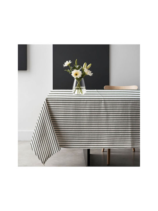 SteweHome Baumwoll-Strick-Tischtuch Schwarz 160x260cm