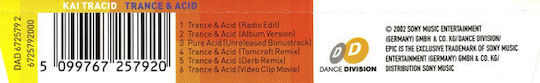 Kai Tracid Trance & Acid CD Μουσικής