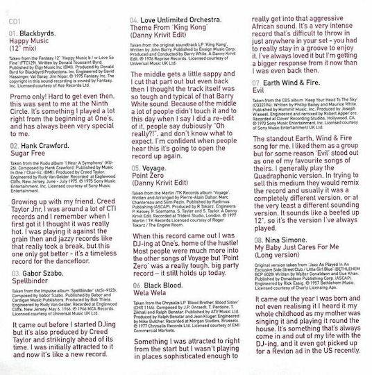Danny Krivit - Grass Roots (musical Influences And Inspiration) CD Μουσικής