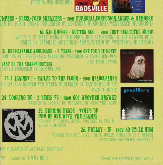 Various - Punk-o-rama Iii CD Μουσικής