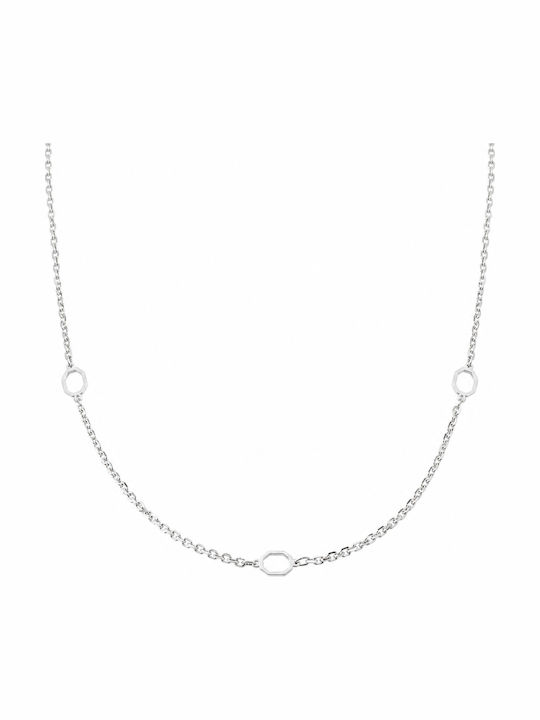 Swarovski Κολιέ από Ατσάλι Swarovski Κολιέ από Ατσάλι