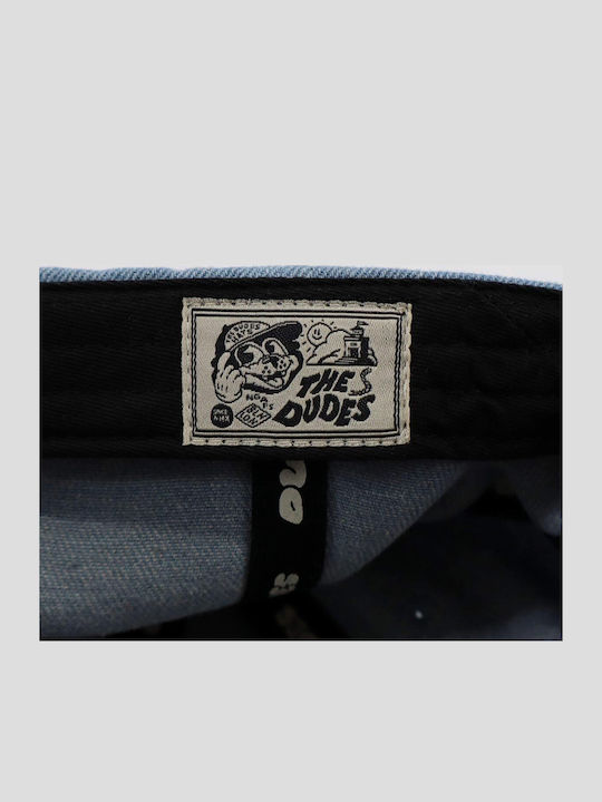 Dudes Dad Cap Silly Dudes Light Blue Denim Unisex 100921104