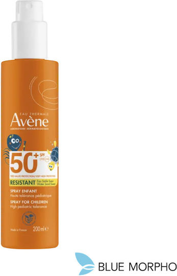 Eau Thermale Avène Open & Stop SPF50 Αδιάβροχο Βρεφικό Αντηλιακό Spray για Πρόσωπο 200ml