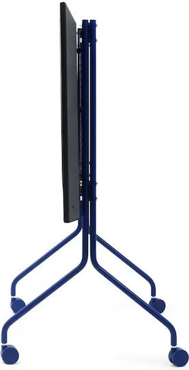 Tv Stand Wheels Pedestal Moon Rollin' Regular 40″-60″ Blue