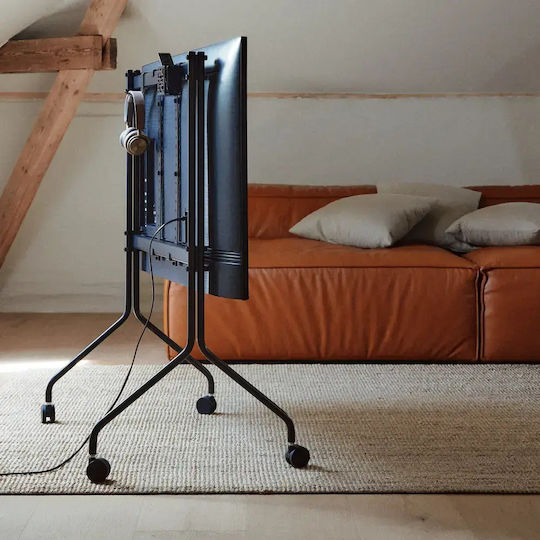 TV-Halterung mit Rollen Pedestal Moon Rollin' Regulär 40″-60″ Anthrazit