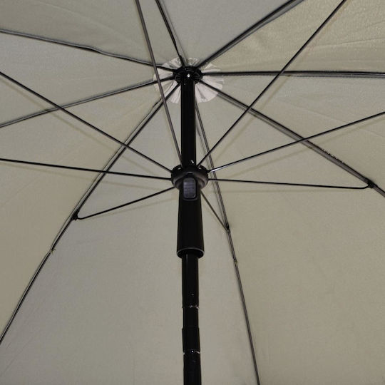 Umbrelă Rotundă Metalică Verde Φ1.85m