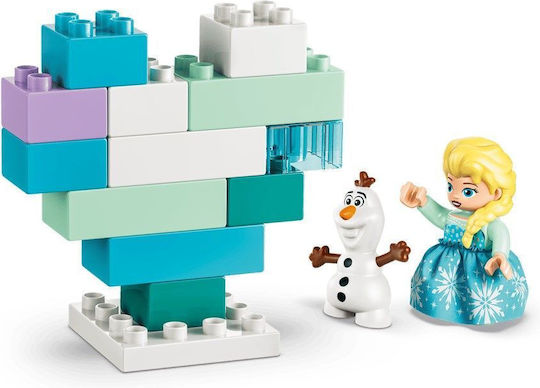 LEGO Duplo Frozen Creative Box with Elsa and Olaf for 2+ Years 37 Pieces
