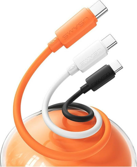Usams USB 2.0 Kabel USB Typ-C männlich - USB-A 18W Schwarzes 1m SJ786USB01