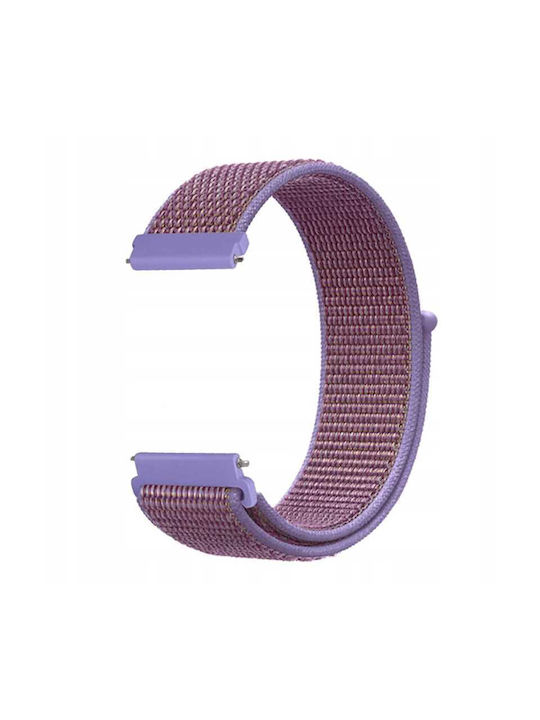 Spacecase Λουράκι Υφασμάτινο Μωβ (Universal 22mm)