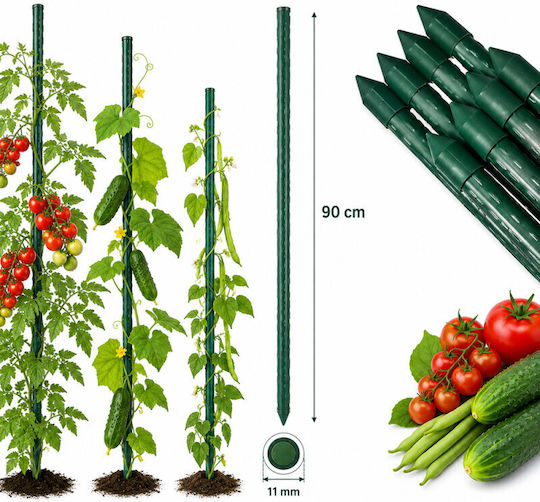 Unealtă Suport Plante Lungime 90 Cm Diametru 11 Mm Suport Fiabil Plante Culturi