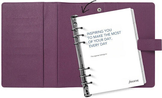 Filofax Ετήσιο Organizer Μωβ Δερμάτινο