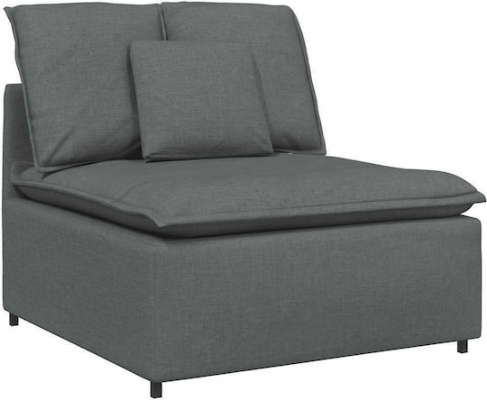 Corner Couch with Right Corner Dark Gray 300x200x64 cm