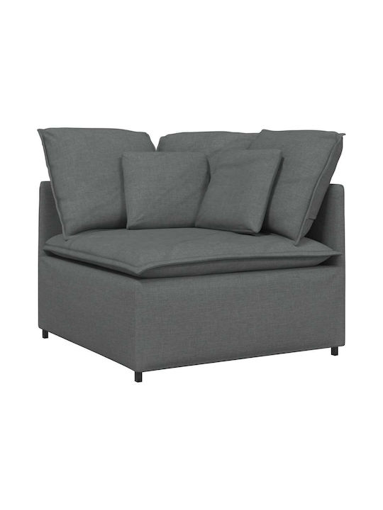Canapea Cu Două Locuri Gri Închis 200x100x64cm