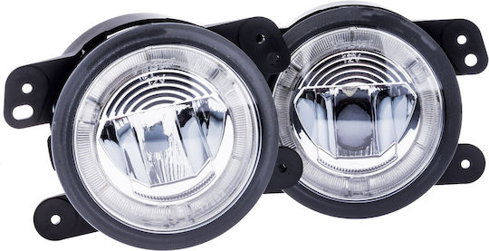 Einparts Drl Scheinwerfer Dodge Jeep Wrangler Cherokee 2in1 Nebelscheinwerfer