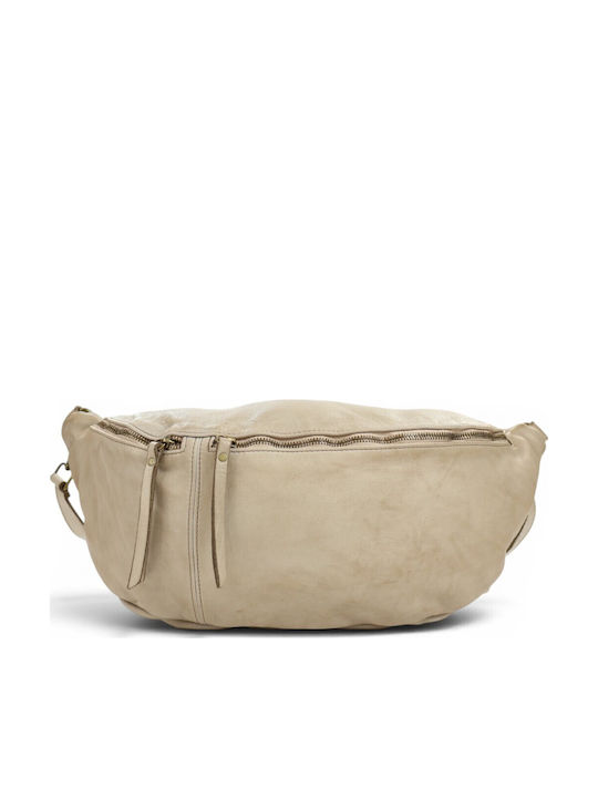 Leder Damen Crossbody Tasche Beige