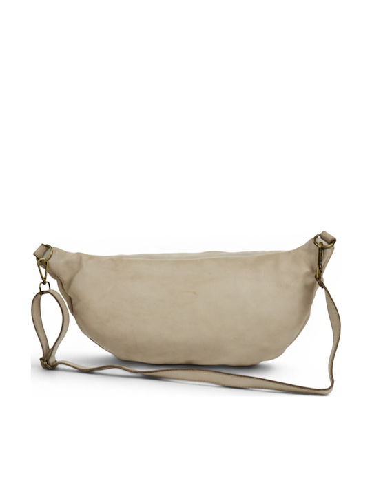 Leder Damen Crossbody Tasche Beige