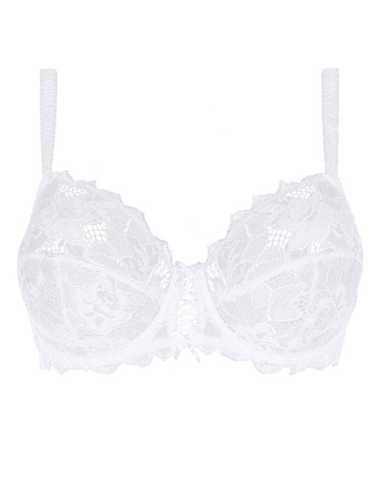 Bra without Padding Underwire White