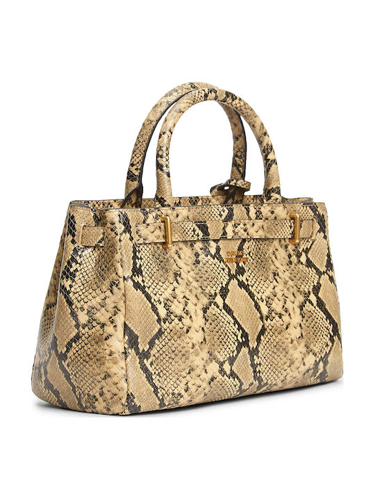 Tommy Hilfiger Tommy Geantă Tote de Mână de Damă din Piele Neagră